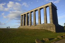 Scotland, Edinburgh, Calton Hill, National Monument.