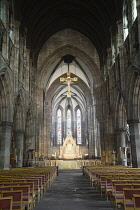 Scotland, Edinburgh, St Mary's Episcopal Cathedral, Cathedral interior.