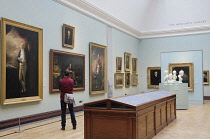 Scotland, Edinburgh, Scottish National Portrait Gallery, gallery space.