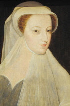 Scotland, Edinburgh, Scottish National Portrait Gallery, Mary Queen of Scots by Francois Clouet probably a 19th C replica of a 16th C image.