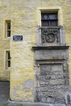 Scotland, Edinburgh, Water of Leith Walkway, Dean Village, Bells Brae detail.