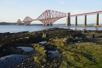 Scotland, Edinburgh, Forth Rail Bridge, South Queensferry.