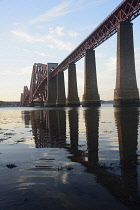 Scotland, Edinburgh, Forth Rail Bridge, South Queensferry.