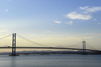 Scotland, Edinburgh, Forth Road Bridge, South Queensferry.