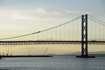 Scotland, Edinburgh, Forth Road Bridge, South Queensferry.