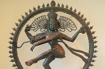 Scotland, Glasgow, St Mungo Museum of Religious Life and Art, 18th or 19th century Shiva as Nataraja or Lord of the Dance.