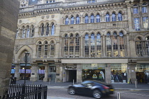Scotland, Glasgow, City Centre, Stock Exchange building on West George St, grand facade.