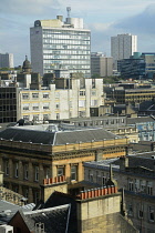 Scotland, Glasgow, City Centre, views across central Glasgow from the Lighthouse, off Buchanan St.