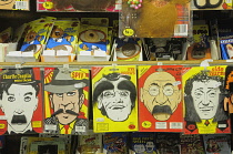 Scotland, Glasgow, City Centre, Tam Shepherd's Trick Shop, joke moustache & facial hair.