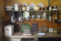 Scotland, Glasgow, City centre west, Tenement House, kitchen ware.