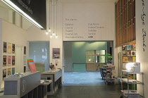 Scotland, Glasgow, City centre west, CCA Centre for Contemporary Arts, entrance lobby.