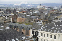 Scotland, Glasgow, Mackintosh Glasgow, The Lighthouse, views across central Glasgow from Lighthouse viewpoint.