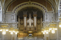 Scotland, Glasgow, West End, Kelvingrove Art Gallery and Museum, pipe organ 1902 used daily for lunchtime recitals.