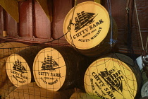 Scotland, Glasgow, West End, The Tall Ship, rum casks.