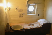Scotland, Glasgow, West End, The Tall Ship, officers bedroom.