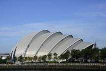 Scotland, Glasgow, The Clyde, Clyde Auditorium the 'Armadillo'.