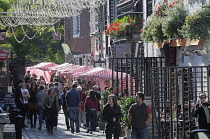 Scotland, Glasgow, West End, Ashton Lane.