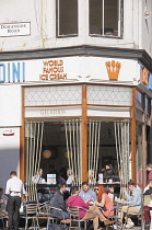 Scotland, Glasgow, West End, Little Italy on Byres Road, Nardini's Ice-cream parlour.