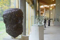 Scotland, Glasgow, South Side, Burrell Collection, Greek and Roman antiquities room.