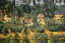 Scotland, Glasgow, South Side, Burrell Collection, Chateau of Medan 1879 Paul Cezanne.