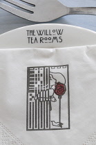 Scotland, Glasgow, Mackintosh Glasgow, The Willow Tearooms, Sauchiehall Street, tearooms detail.