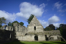 Scotland, Loch Lomond, Priory of Inchmahome, 12thC ruins of Augustinian priory.