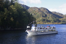 Scotland, Loch Lomond, Loch Katrine, pleasure boat.