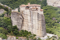 Greece, Meteora, Holy Monastery of Roussanou.