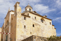 France, Corsica, Calvi, Sainte Jean Baptiste Cathedral in the Citadel.