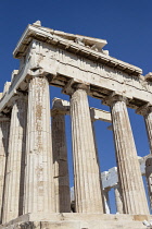 Greece, Attica, Athens, The Parthenon, at the Acropolis.