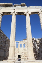 Greece, Attica, Athens, The Erechtheion, at the Acropolis.