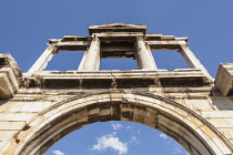 Greece, Attica, Athens, Hadrian's Arch.