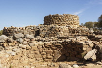 Italy, Sardinia, Arzachema, Nuraghe La Prisgiona Archaeological Site.