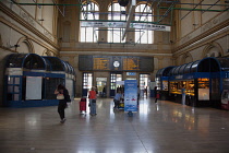 Croatia, Zagreb, Old town, Glavni kolodvor main railway station interior.