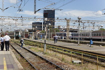 Croatia, Zagreb, Old town, Glavni kolodvor main railway station.