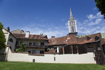 Croatia, Zagreb, Old Town, Traditional architecture.
