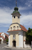 Croatia, Zagreb, Old Town, Rkt kapelica svetog Dizma, Chapel of Saint Dizma.
