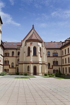 Croatia, Zagreb, Old town, Nadbiskupsko bogoslovno Archdiocesan seminary.