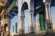 India, Rajasthan, Pushkar, Havelis in the old town of Pushkar.