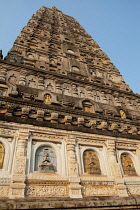 India, Bihar, Bodhgaya, Mahabodhi Temple in Bodhgaya.