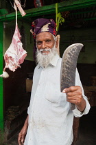 India, Andhra Pradesh, Tirupati, Halal butcher in Tirupati.