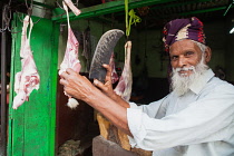 India, Andhra Pradesh, Tirupati, Halal butcher in Tirupati.