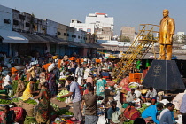 India, Telengana, Secunderabad, Vegetable market in Secunderabad.