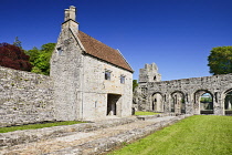 Ireland, County Roscommon, Boyle, Boyle Abbey, 12th century Cistercian ruin.