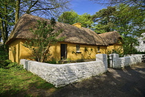 Ireland, County Clare, Bunratty Folk Park, Mountain Farmhouse of a poorer farmer.