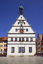 Germany, Bavaria, Rothenburg ob der Tauber, Marktplatz, Councillors Tavern.