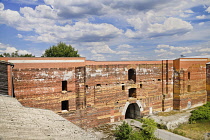 Germany, Bavaria, Nuremberg, Nazi Party Rally Grounds, Kongresshalle or Congress Hall with the derelict interior.