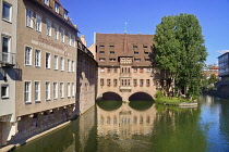 Germany, Bavaria, Nuremberg, Heilig Geist Spital or Holy Spirit Hospital.