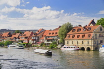 Germany, Bavaria, Bamberg, Area on the Regnitz known as Little Venice.