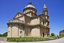 Italy, Tuscany, Montepulciano, Tempio di San Biagio Church. High Renaissance church with domed roof.